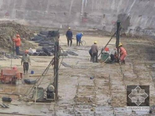 五湖渔场我公司承建北京房山区水池地基注浆加固工程